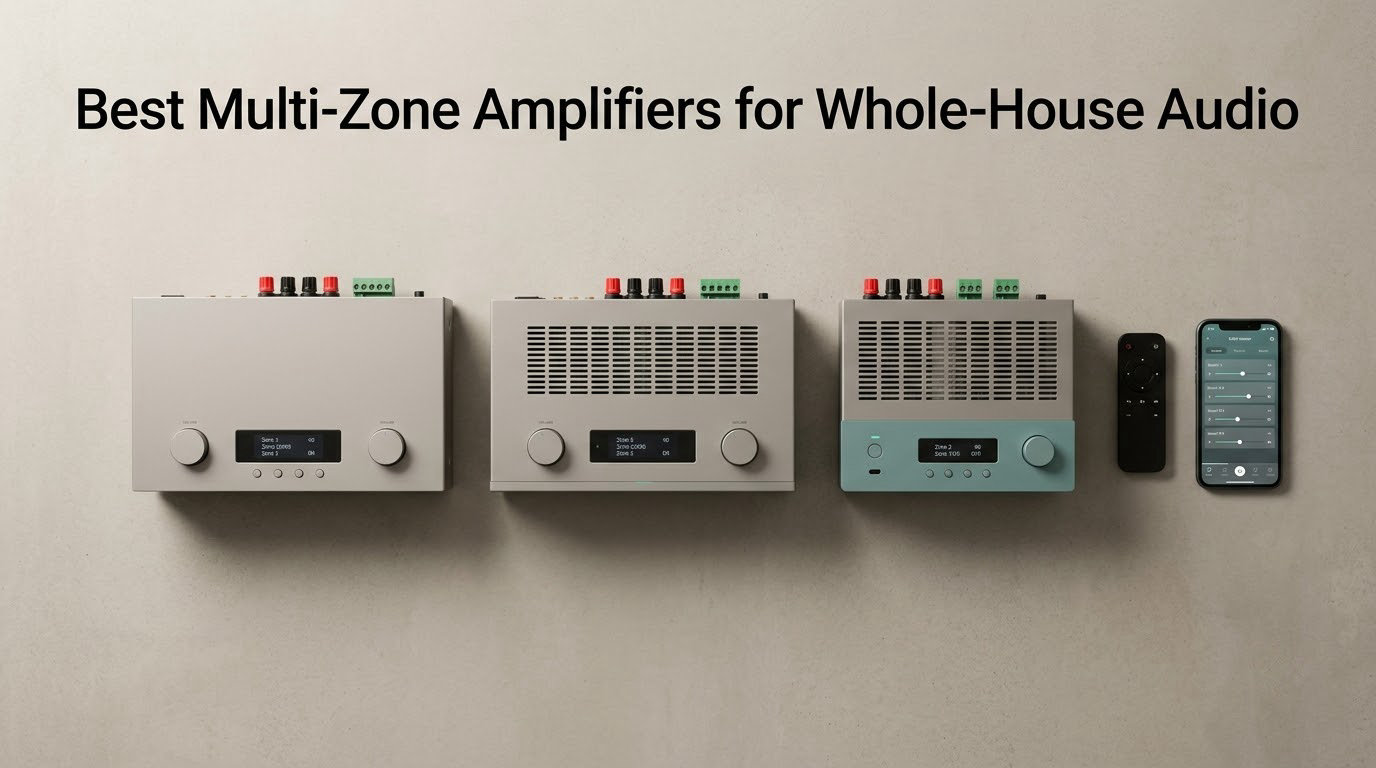 Best Multi-Zone Amplifiers for Whole-House Audio