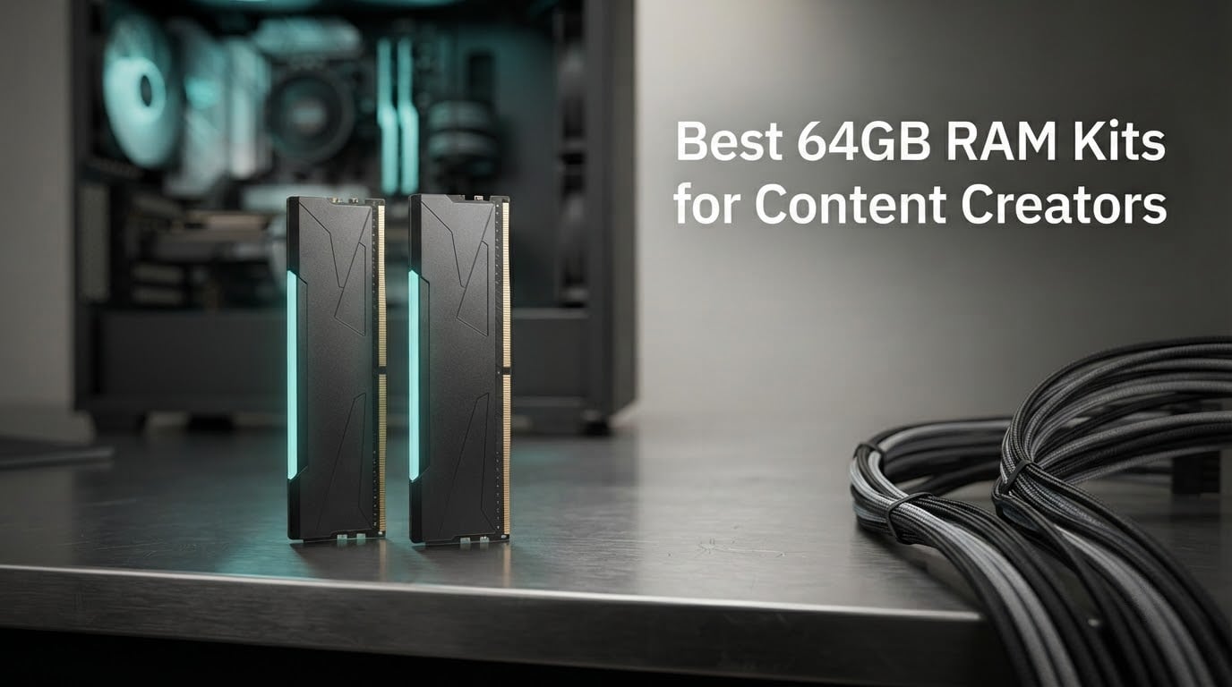 Best 64GB RAM Kits for Content Creators