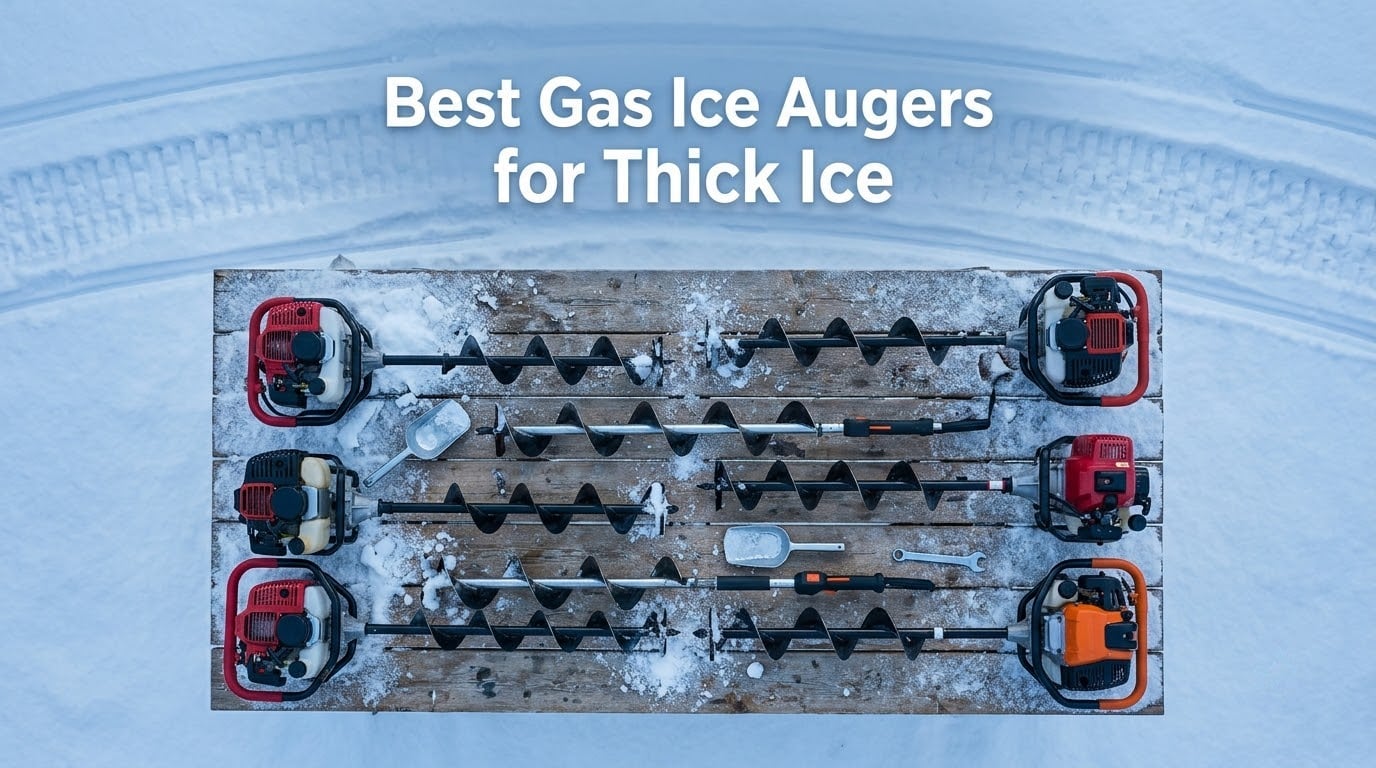 Best Gas Ice Augers for Thick Ice