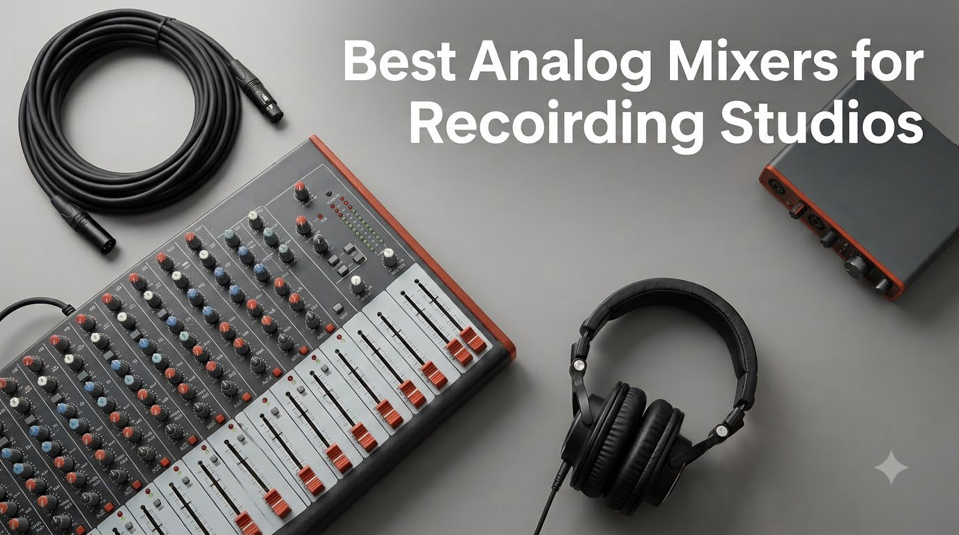 Best Analog Mixers for Recording Studios