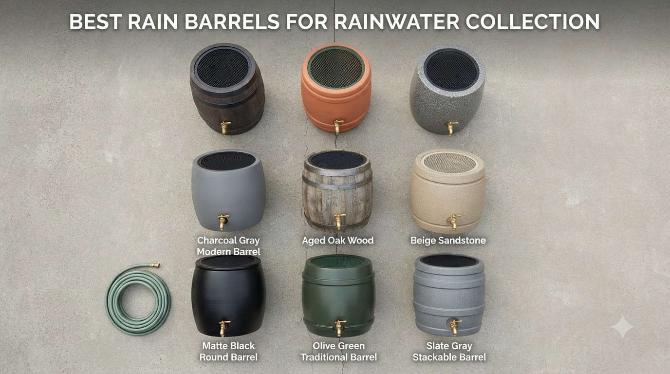 Best Rain Barrels for Rainwater Collection
