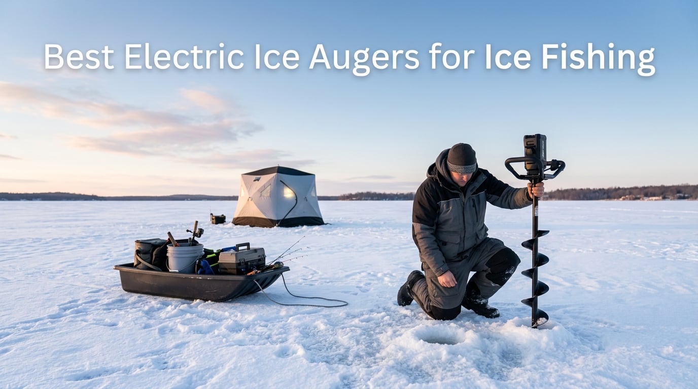 Best Electric Ice Augers for Ice Fishing