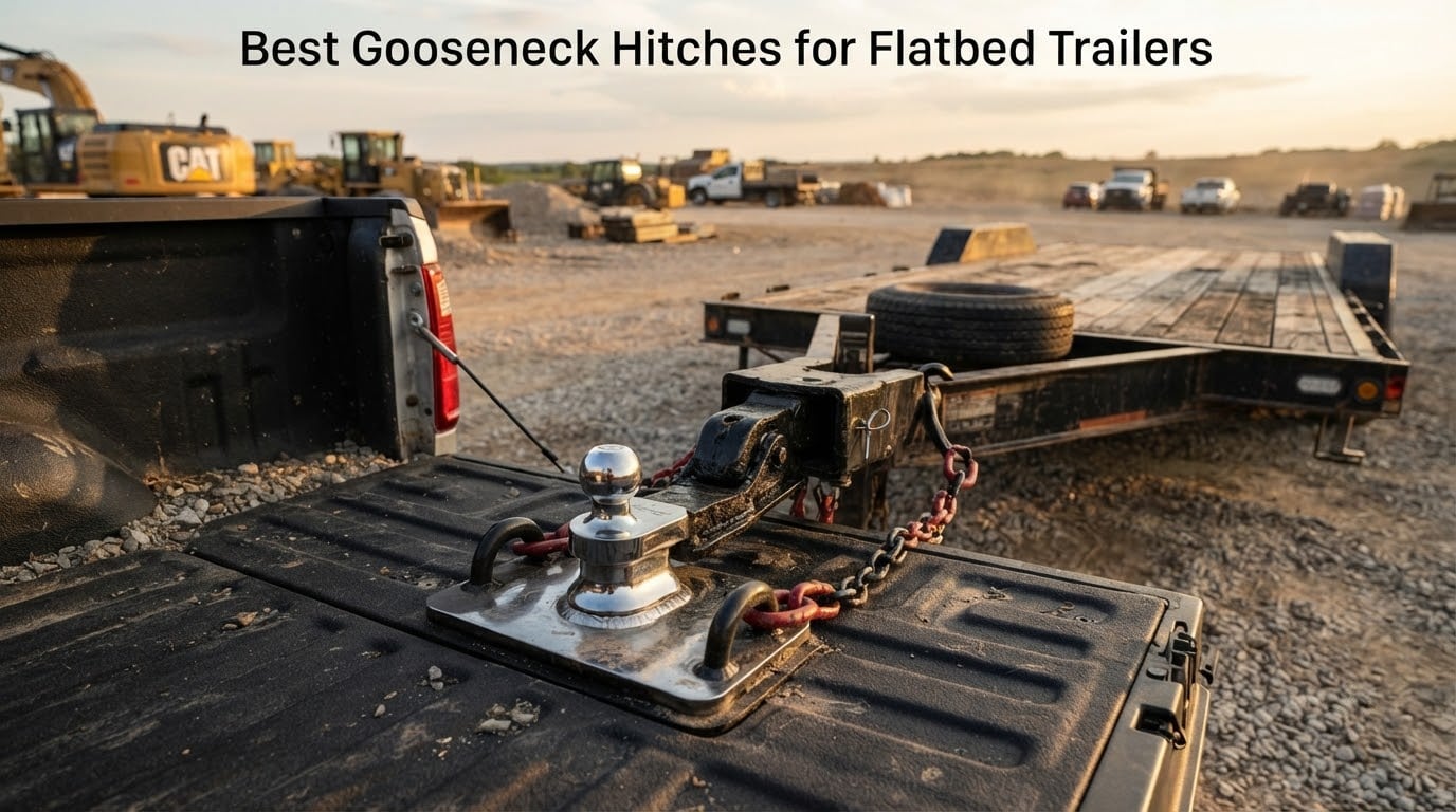 Best Gooseneck Hitches for Flatbed Trailers