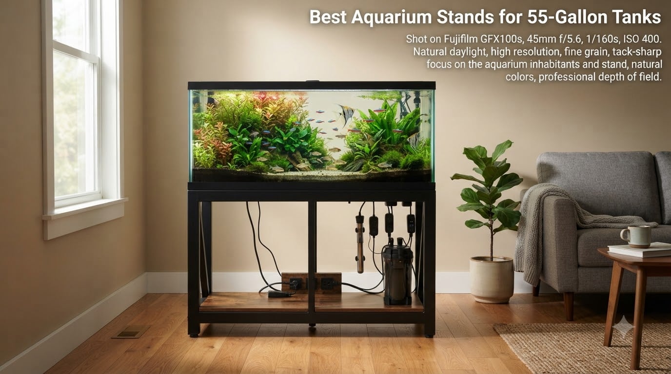 Best Aquarium Stands for 55-Gallon Tanks
