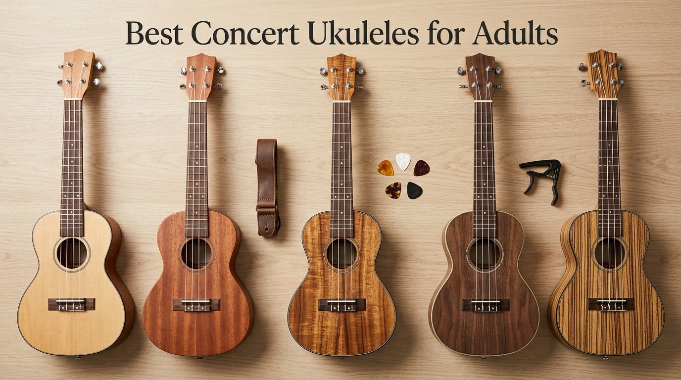 Best Concert Ukuleles for Adults