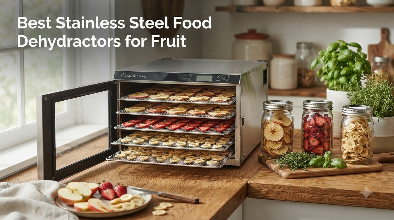 Best Stainless Steel Food Dehydrators for Fruit