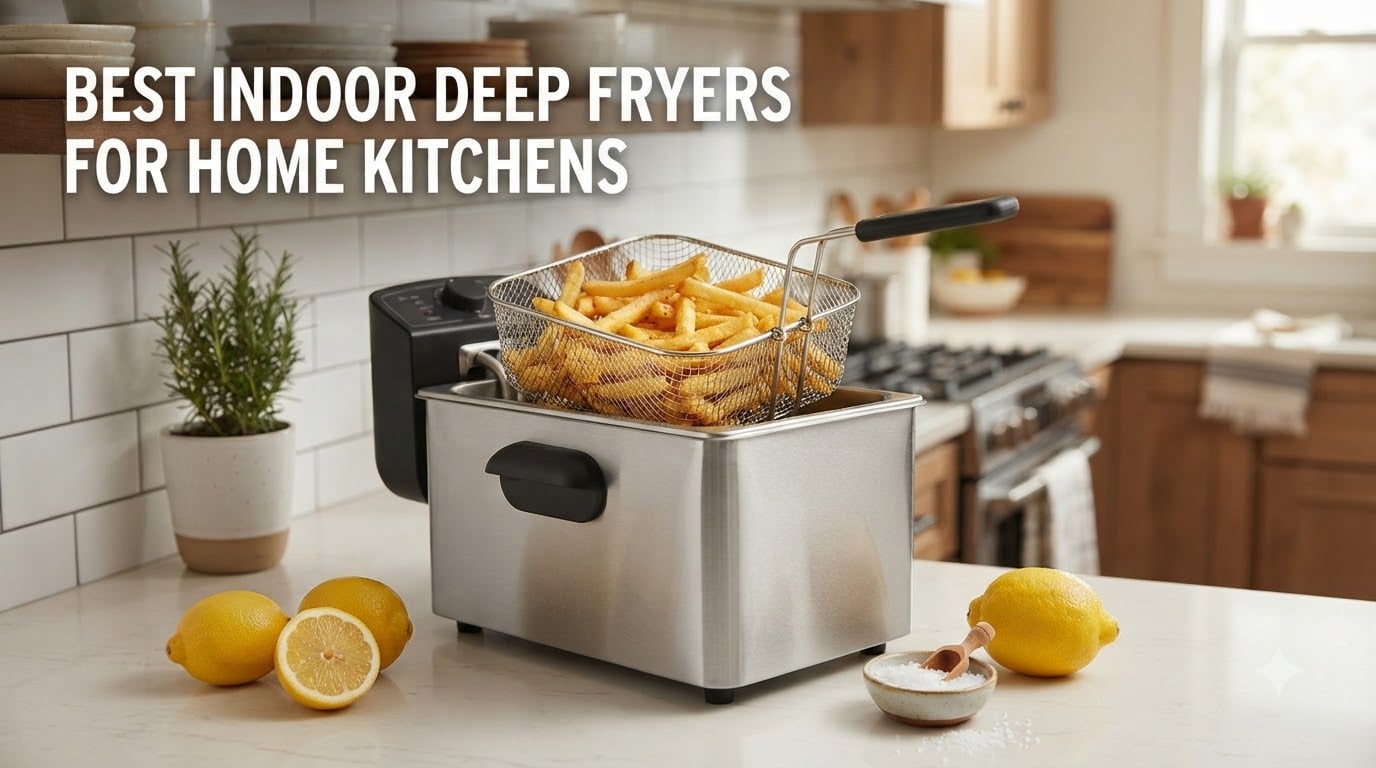 Best Indoor Deep Fryers for Home Kitchens