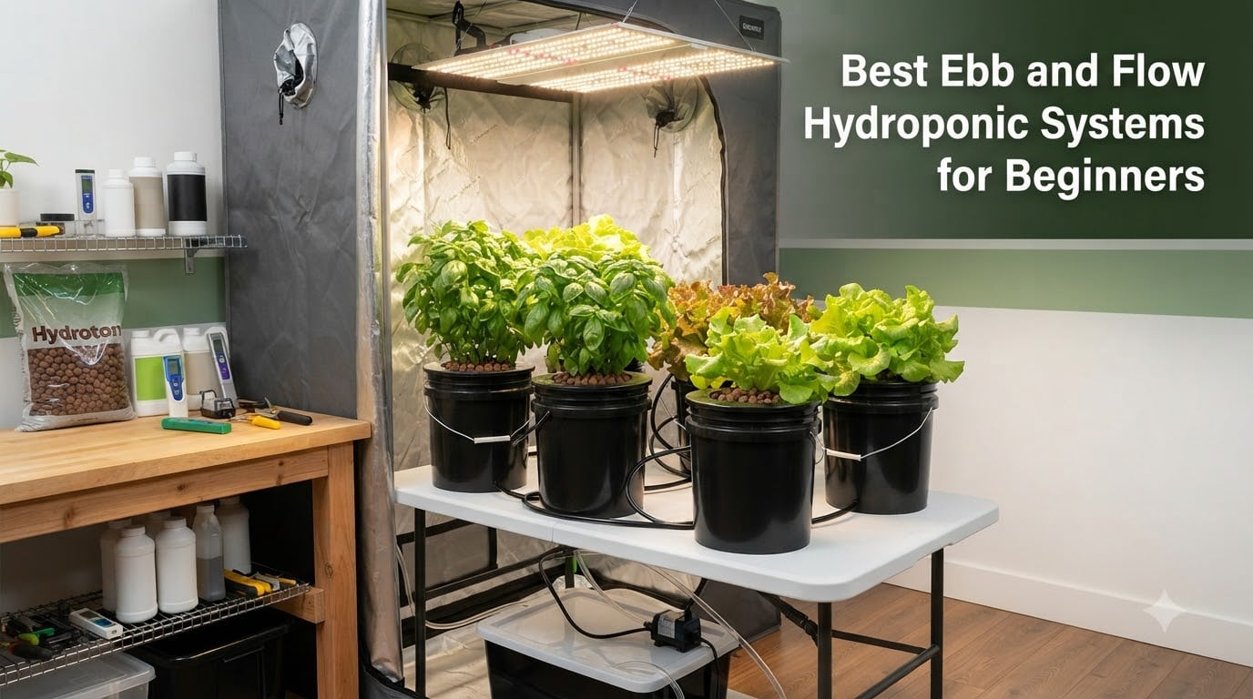 Best Ebb and Flow Hydroponic Systems for Beginners