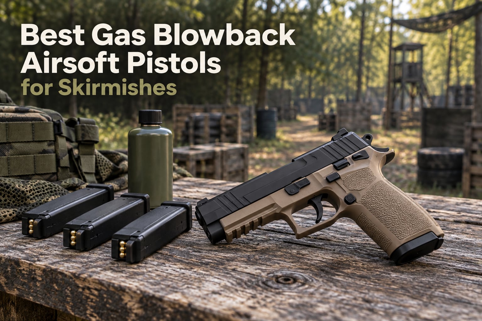 Best Gas Blowback Airsoft Pistols for Skirmishes