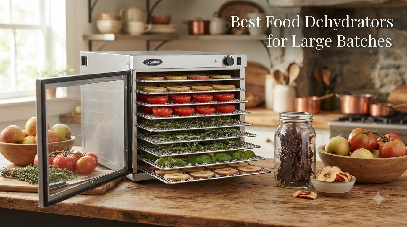 Best Food Dehydrators for Large Batches
