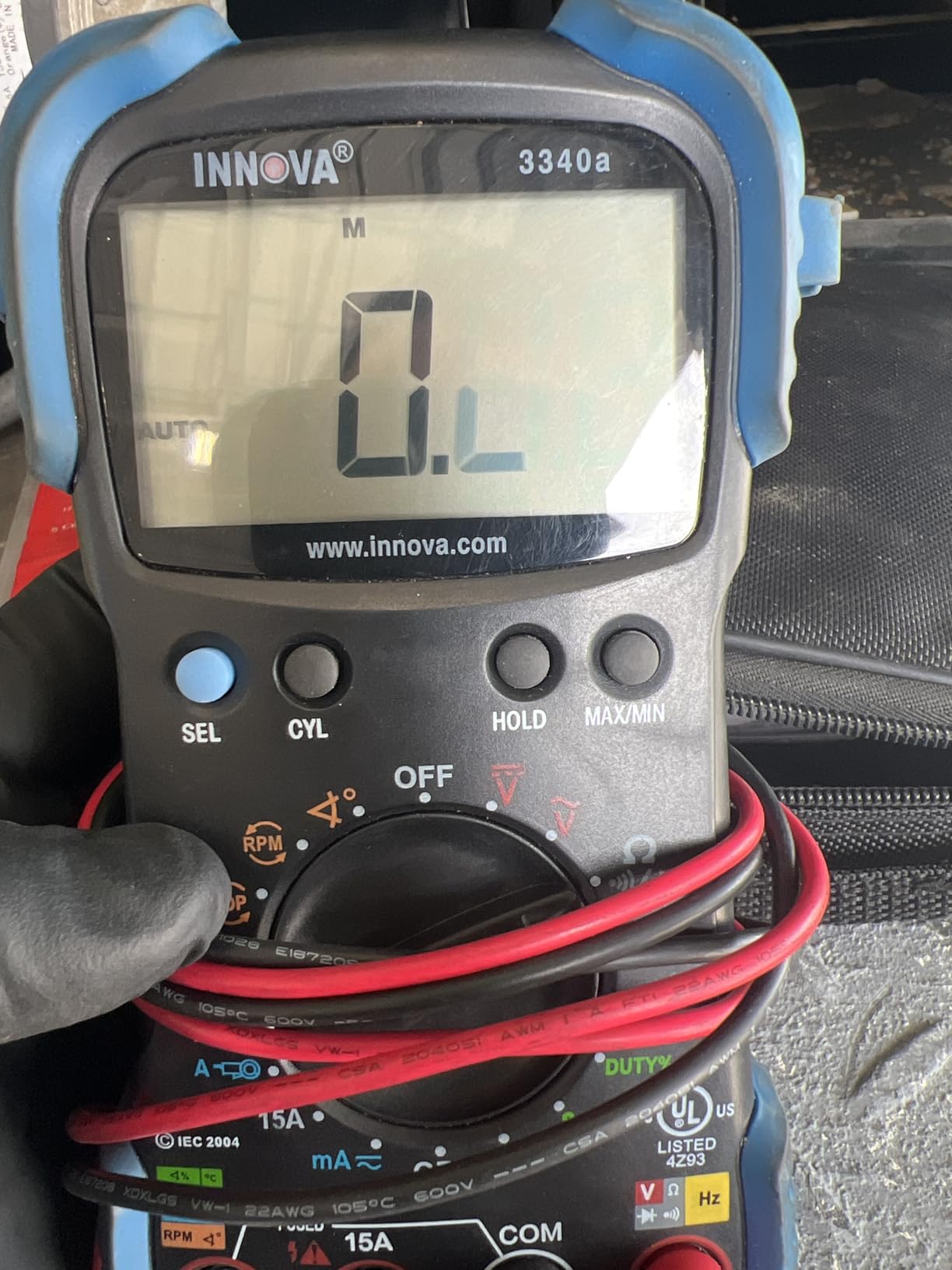 Innova 3340 Professional Automotive Digital Multimeter, Black customer photo 2