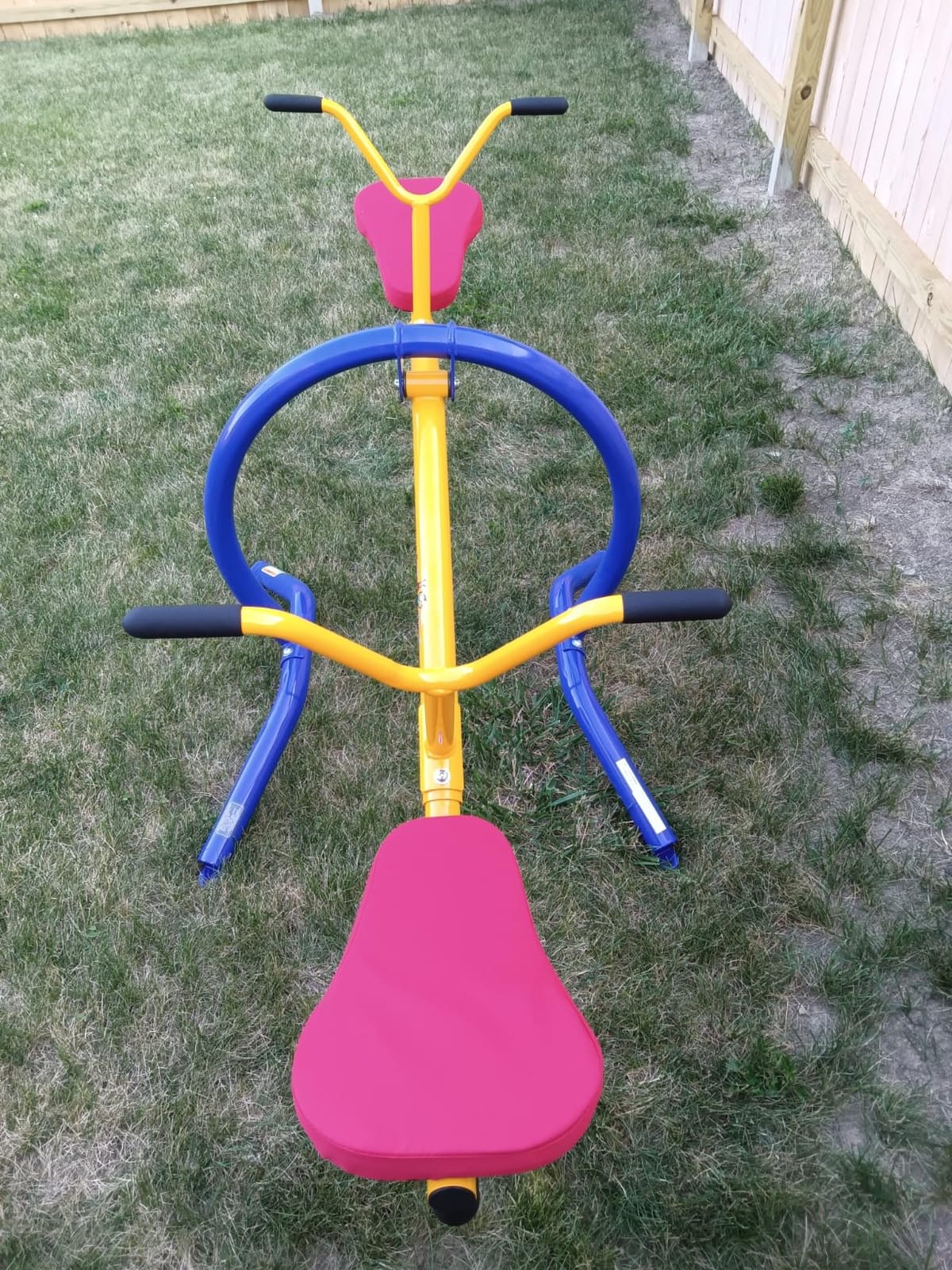 gym dandy Teeter-Totter Home Seesaw Playground Set TT-210, Multi Colored, 37.00 x 31.00 x 85.50 inches customer photo 1