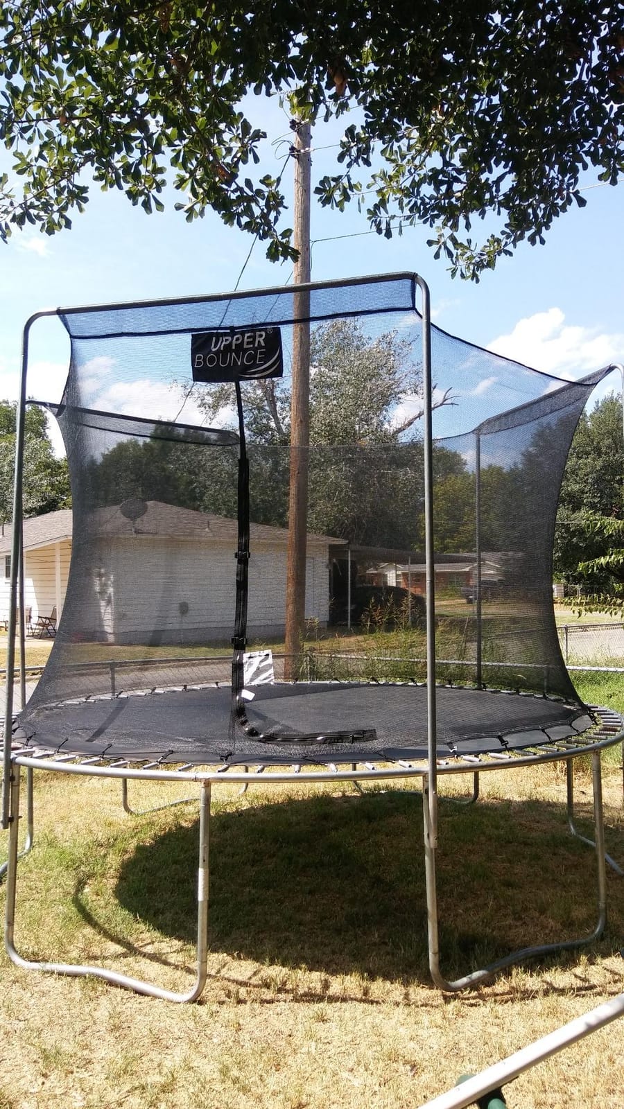 Machrus Upper Bounce Round Trampoline Net Replacement for Arches with Top Sleeves, Inside Enclosure with Straps, Tear-Resistant customer photo 2