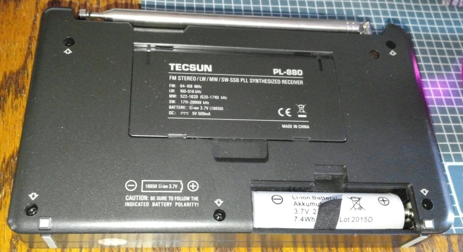 Tecsun PL880 Portable Digital PLL Dual Conversion AM/FM Longwave Shortwave Radio with SSB (Single Side Band) Reception customer photo 2