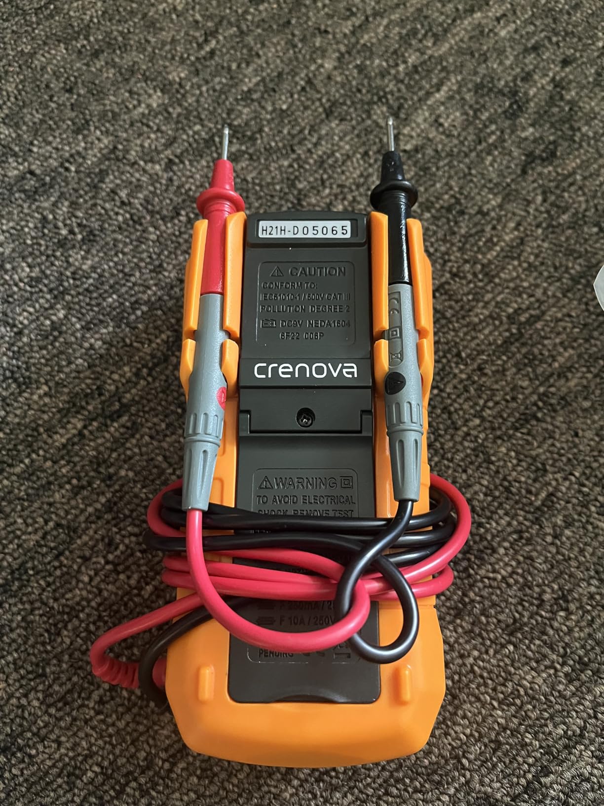 Crenova MS8233D Multimeter TRMS 6000 Counts Auto-Ranging Live Wire NCV customer photo 2