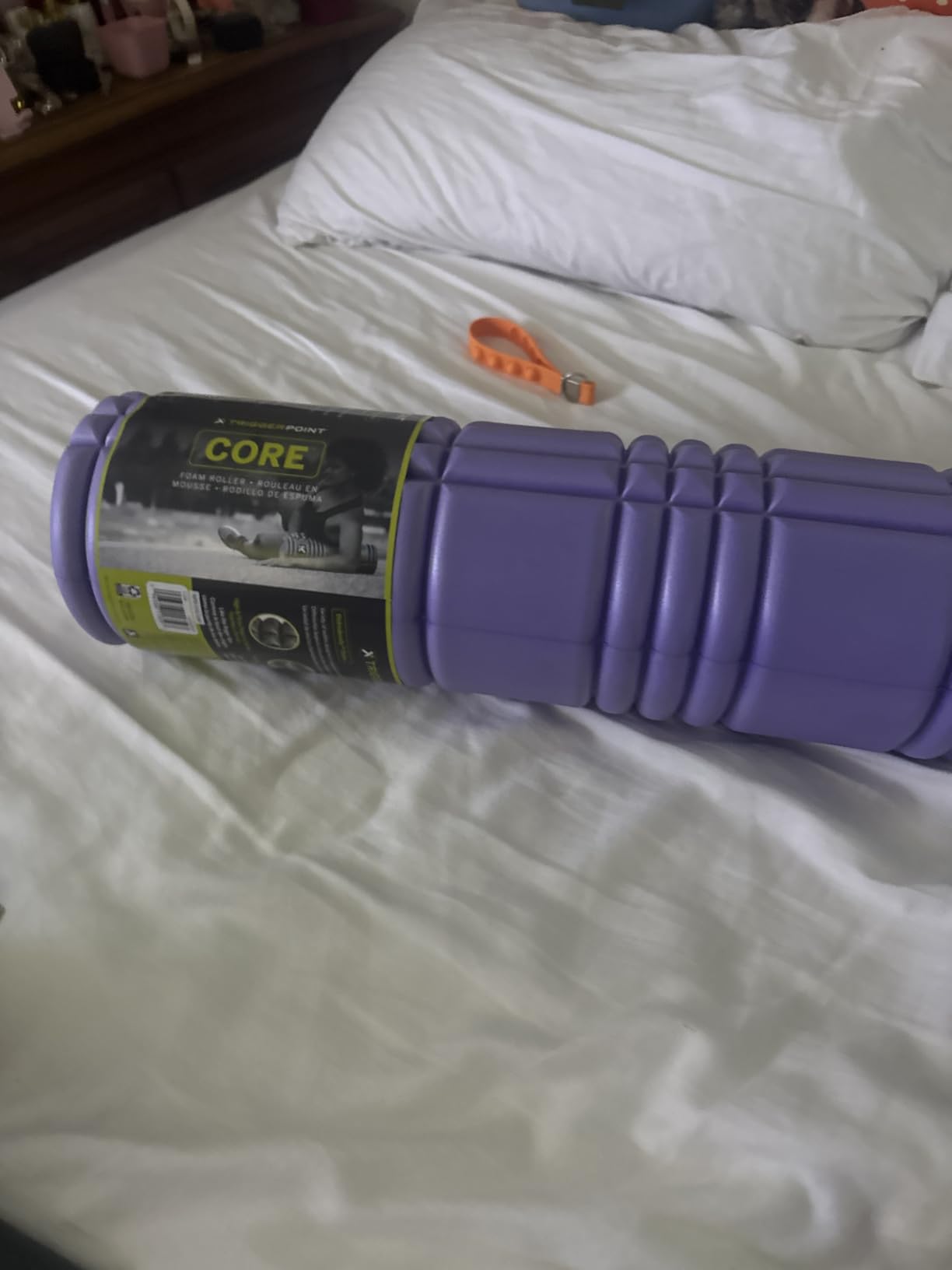TriggerPoint CORE Foam Massage Roller with Softer Compression for Exercise, Deep Tissue and Muscle Recovery - Relieves Muscle Pain & Tightness, Improves Mobility & Circulation (12'', 18'', 36'') customer photo 2