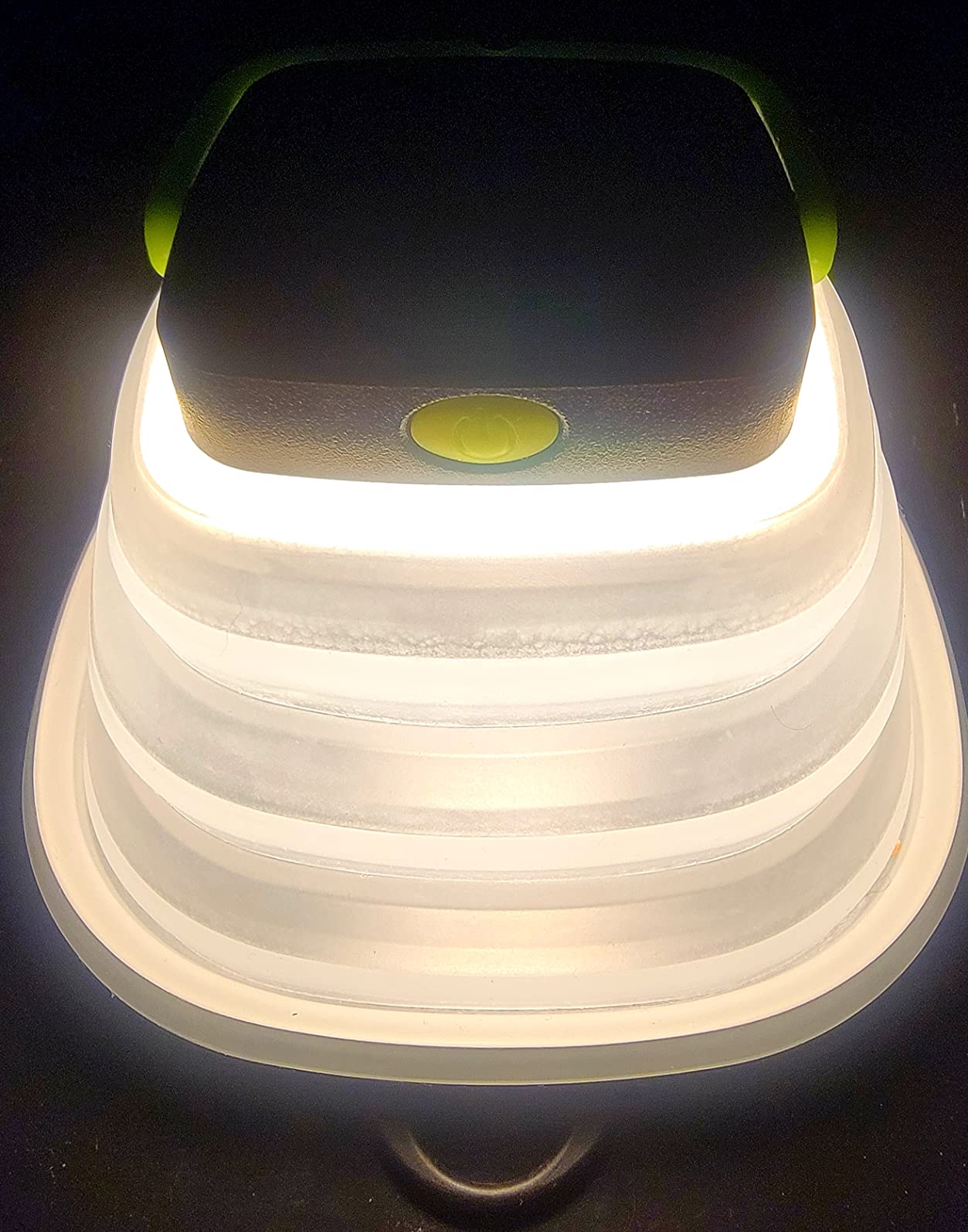 Goal Zero Crush Light Chroma Lantern Collapsible Solar Lantern 3 White Plus Multicolour Fade Plus 6 Colour Modes Turn Campsite Into A Party Built-in Solar Panel Or Charge from Any USB Port,Black customer photo 2