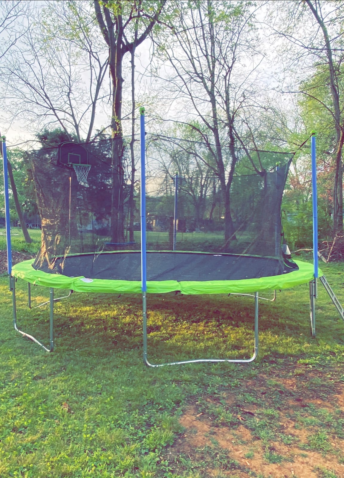 1500LBS 16FT Outdoor Trampoline with Basketball Hoop for Youth & Adult customer photo 1