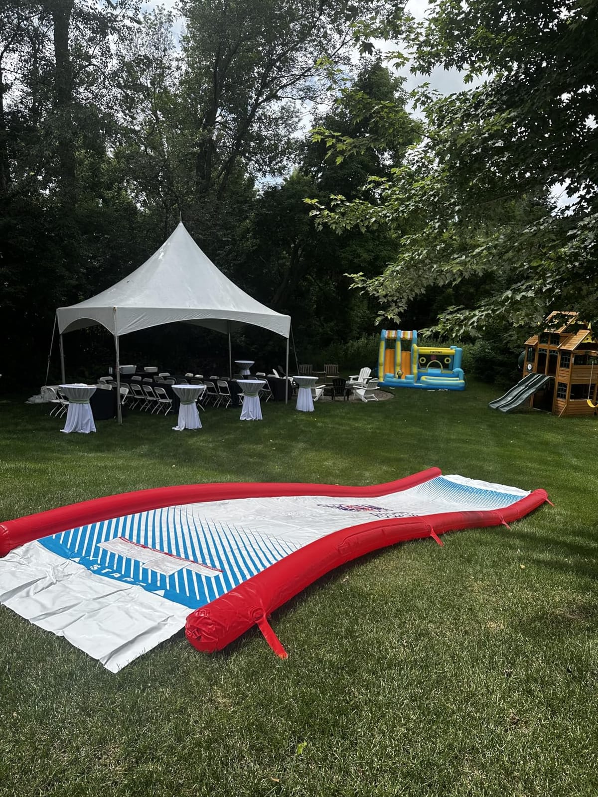 Wow Sports Super Inflatable Lawn Water Slide - 25 ft - Zigzag Sprinklers customer photo 2