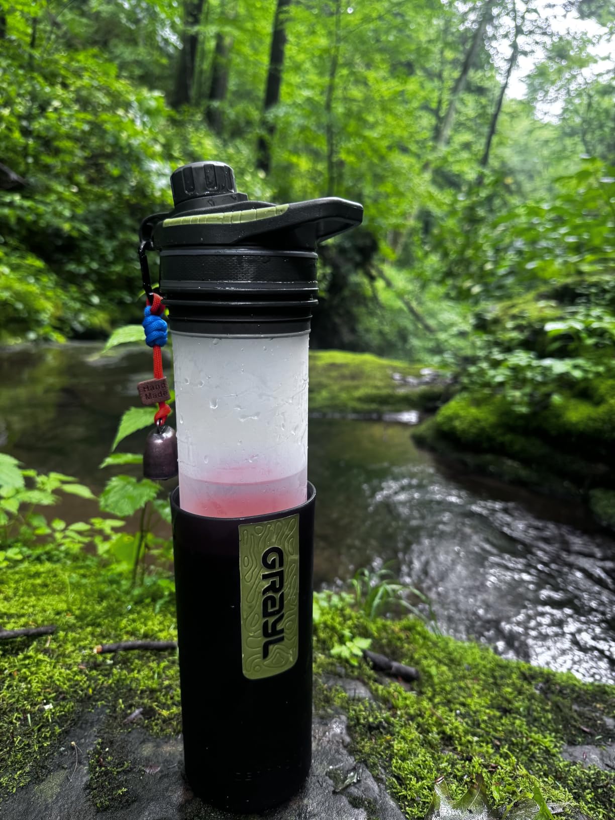 GRAYL GeoPress 24 oz Water Purifier & Water Filter Bottle, Wanderer Red customer photo 2
