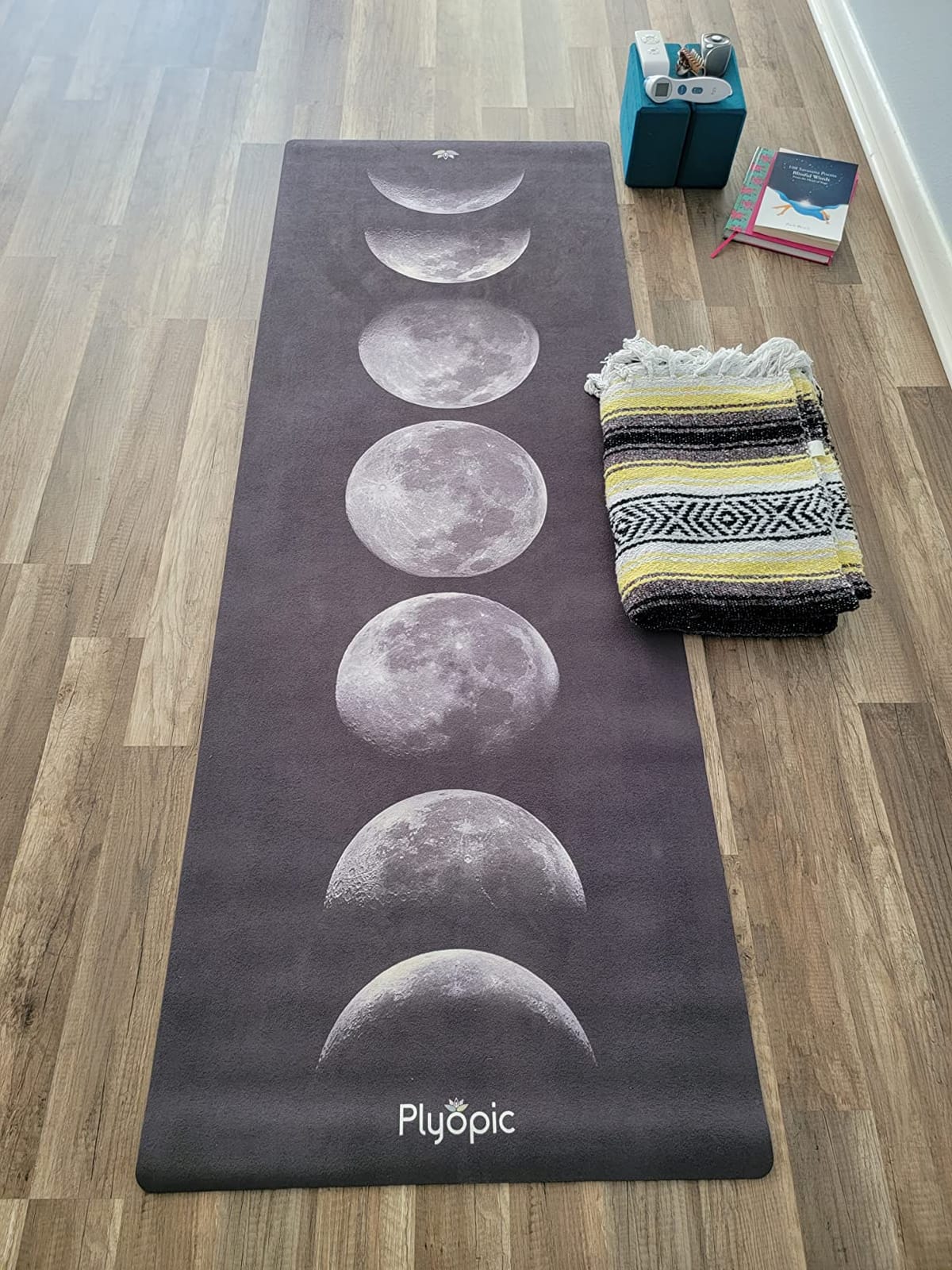 Plyopic All In One Yoga Mat | Luxury Sweat-Grip Mat/Towel Combo | Ideal for Yoga, Hot Yoga, Bikram, Pilates, Workout & Exercise | Eco-Friendly Natural Rubber customer photo 2