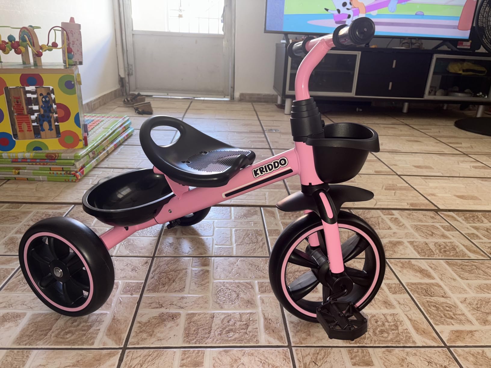 KRIDDO Toddler Tricycle for Toddlers Age 2-5, Tool-Free Trike customer photo 1