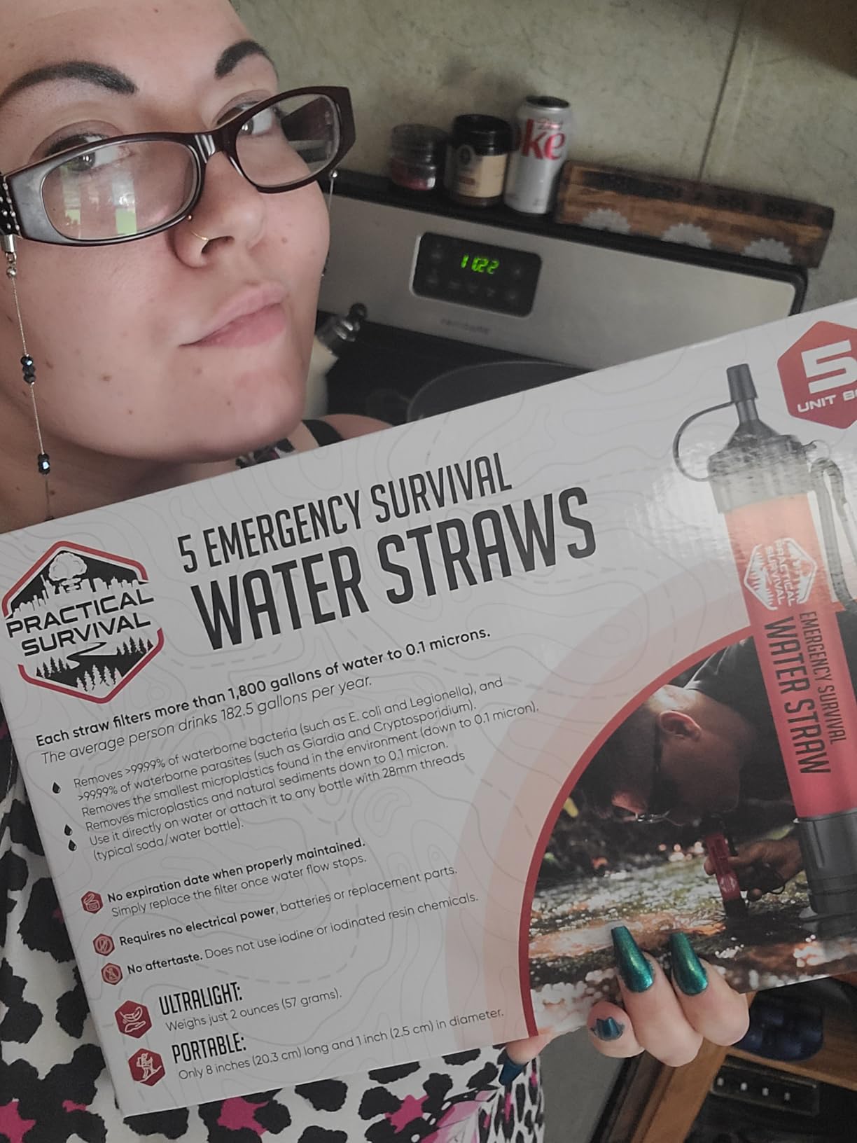 Practical Survival Reusable Emergency Water Filter Straws, 2-Pack customer photo 2