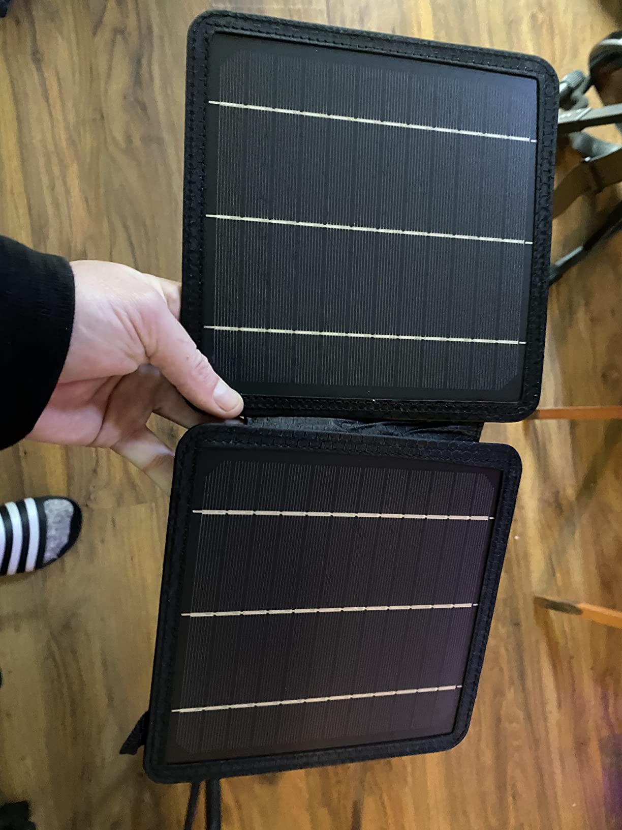 BLAVOR 10W Portable Solar Charger (5V/2A Max), Small Foldable Solar Panel customer photo 1