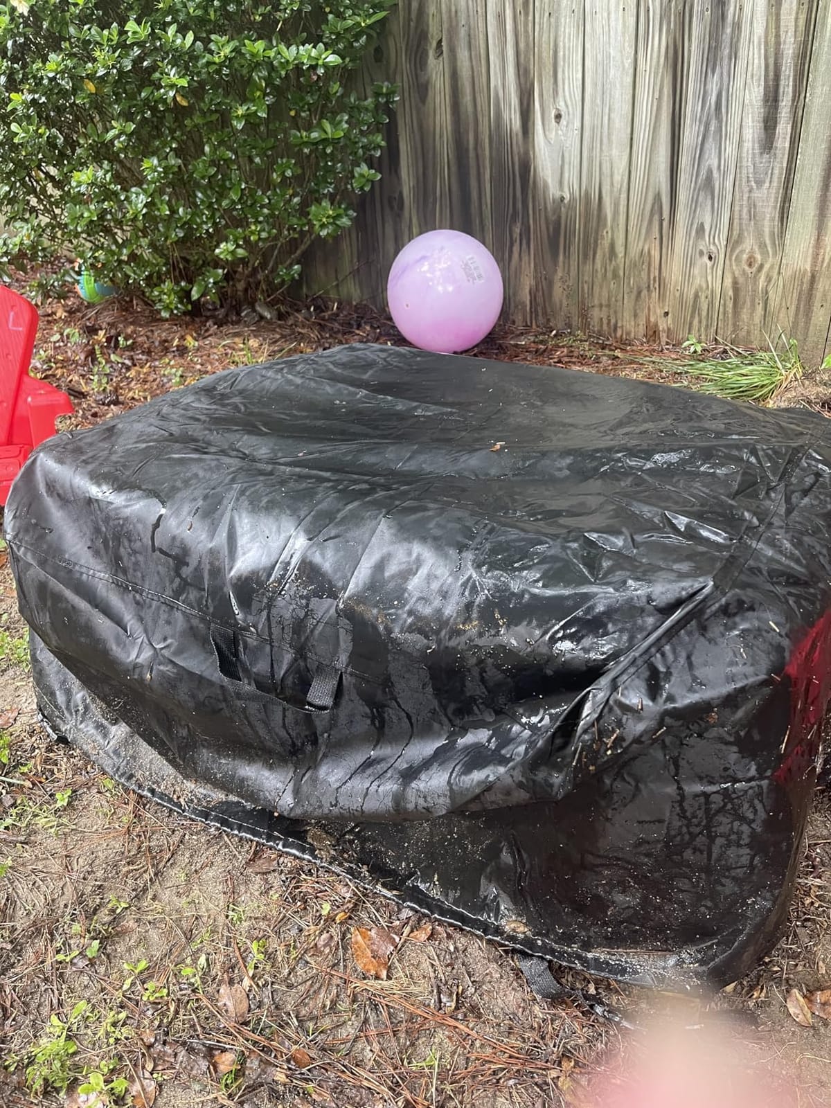 Waterproof Octagon Sandboxes Cover, Upgraded with Wire Rope & Winch Fixed Increase Stability, for 84
