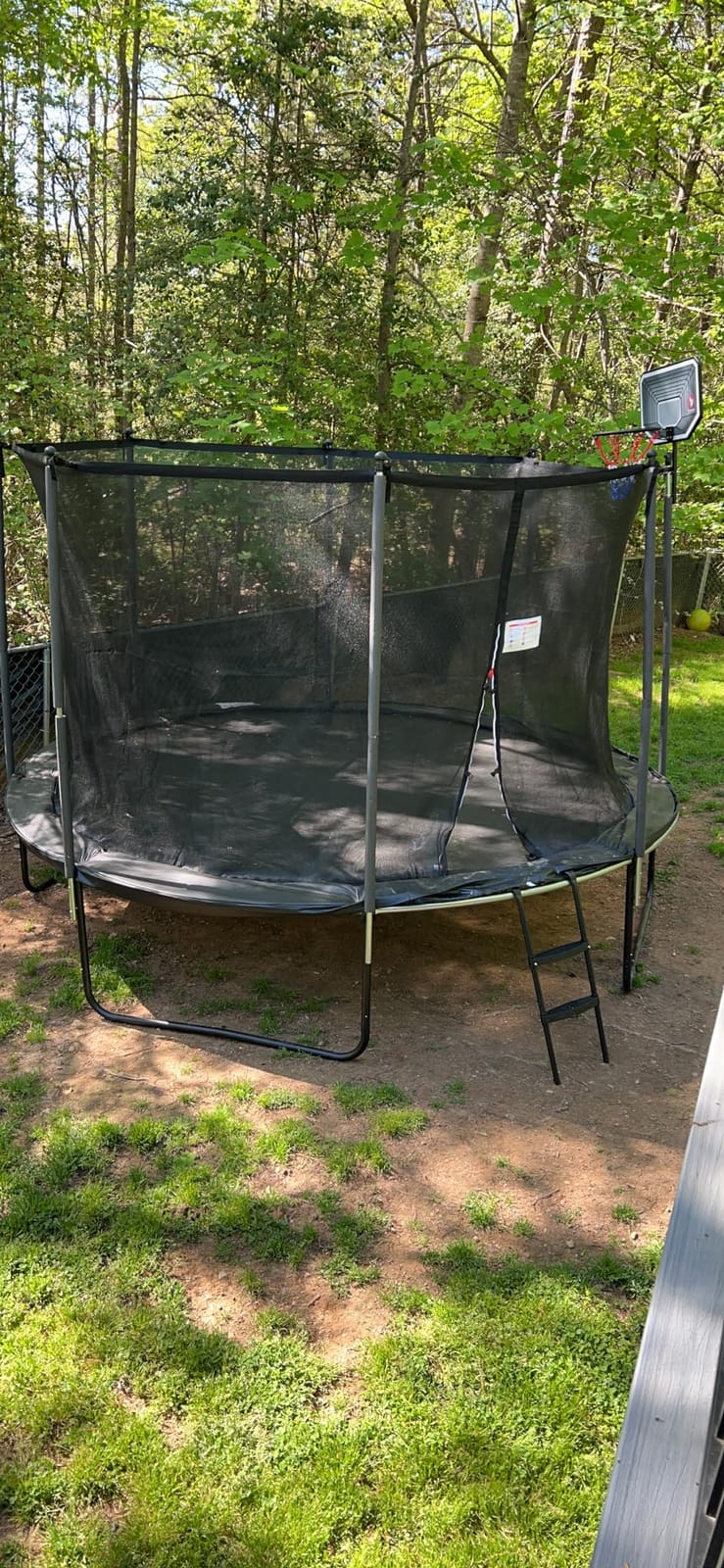 YORIN Outdoor Backyard Bouncer with Basketball Hoop 1500LBS Capacity customer photo 2