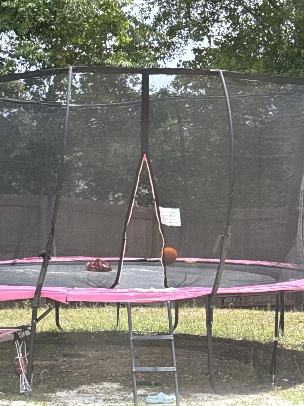 DeepRoar 2026 Upgraded 8/10/12/14/15/16FT Pumpkin Tranpoline for Kids, Heavy Duty 1500LBS Outdoor Tranpoline Set with Basketball Hoop, Light & Sprinkler, Recreational Trampolings, ASTM Approved customer photo 1