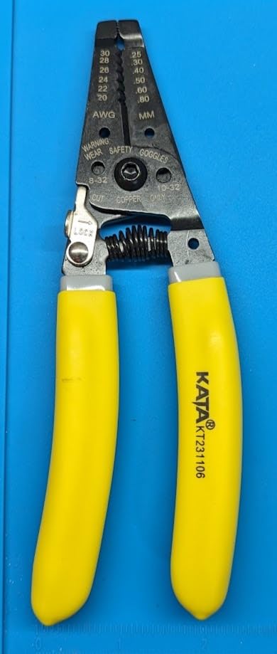 KATA 7 Inch Precision Wire Stripper, 20-32 AWG Tool for Electronics DIY customer photo 2