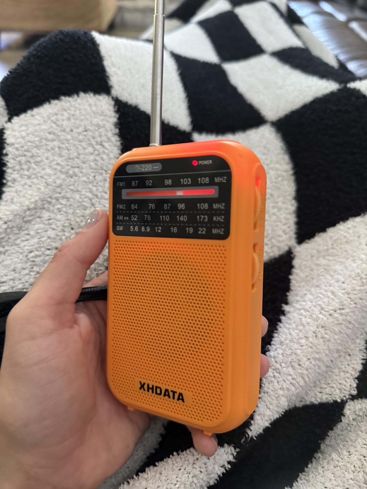 XHDATA D220 Portable Radio AM FM SW Shortwave Receiver Pocket Radio customer photo 1