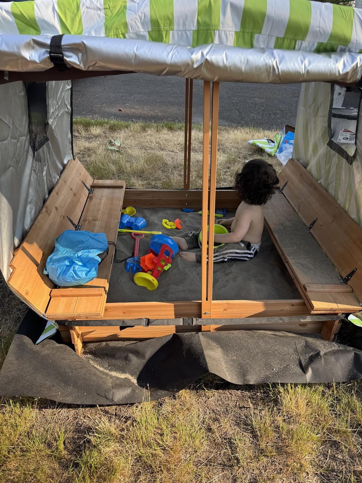 Wood Sandbox Cover, 48