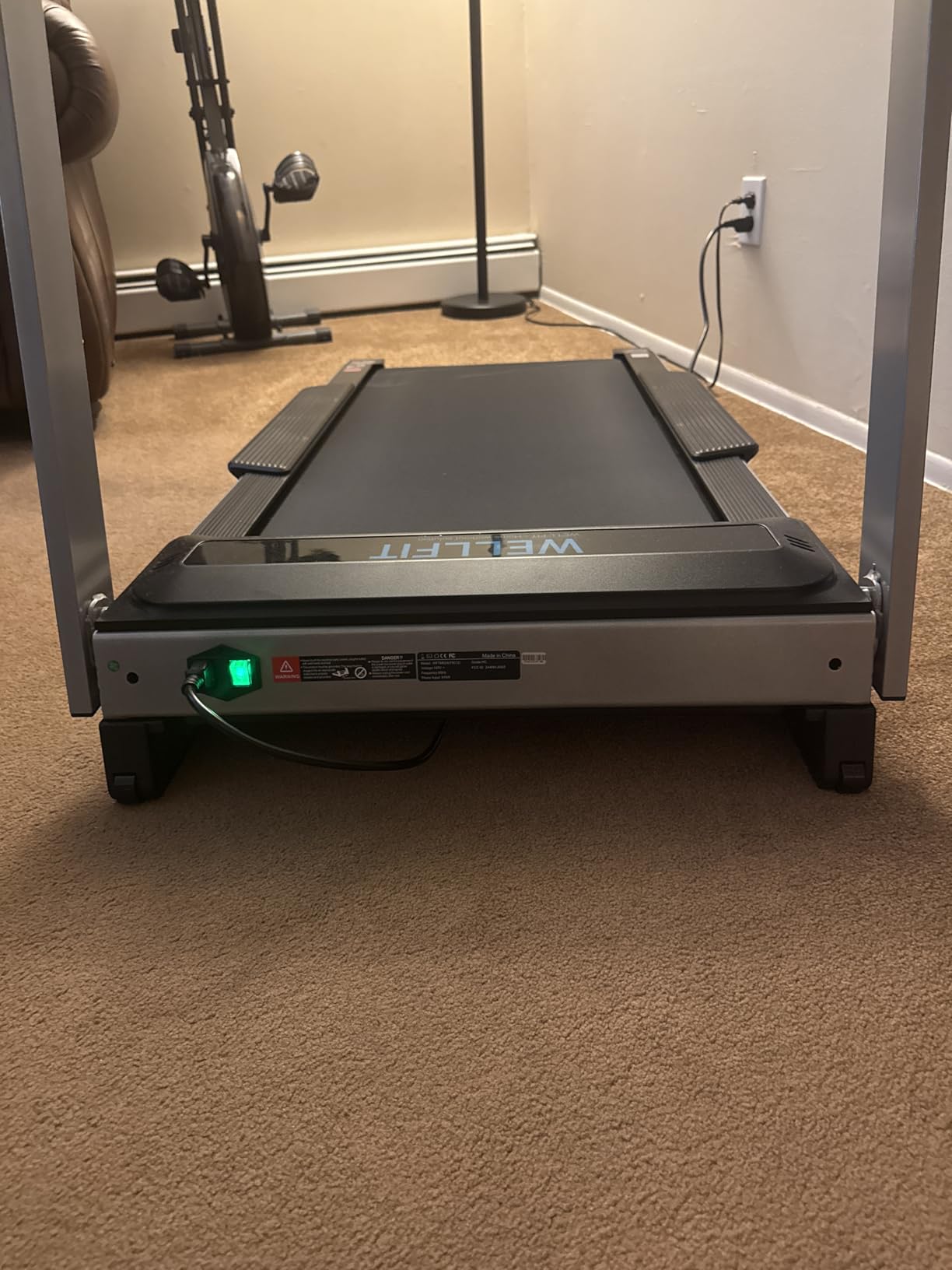 WELLFIT Treadmill for Home, 2 Level Incline Heavy Duty Treadmills customer photo 1