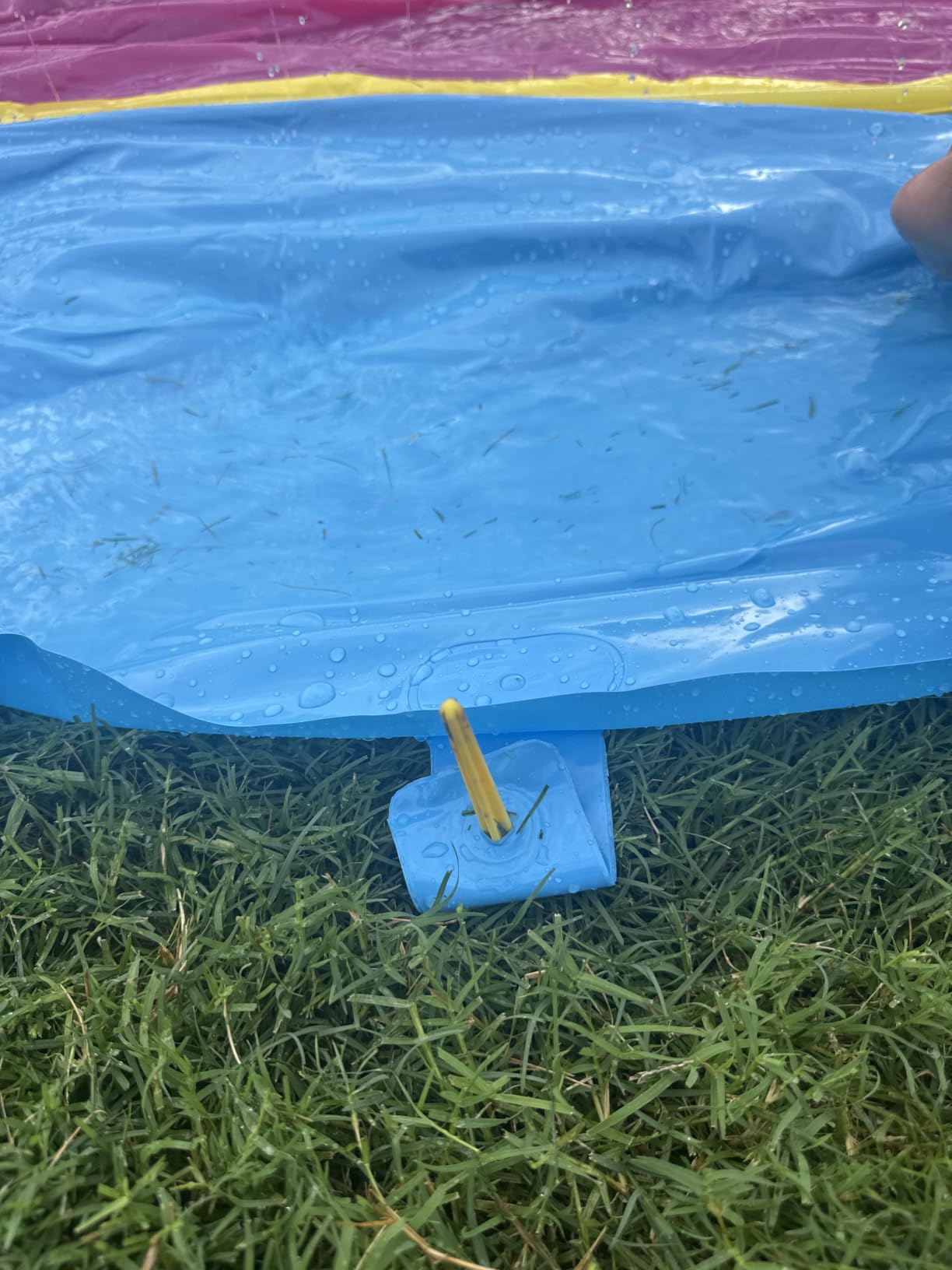 JOYIN 32.5FT Water Slide and 2 Inflatable Boards, Extra Long Heavy Duty Double Lawn Waterslide with Sprinkler for Kids Adults Backyard Summer Water Toy Outdoor Fun, Blue, Green customer photo 2