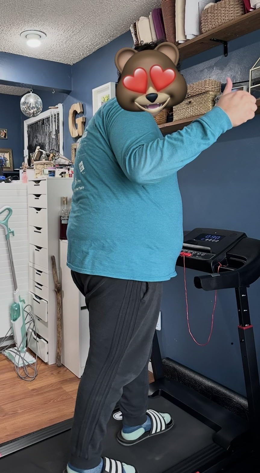 CIIHI Treadmill with Auto Incline - 15% Incline Treadmill 400 lbs Capacity customer photo 1