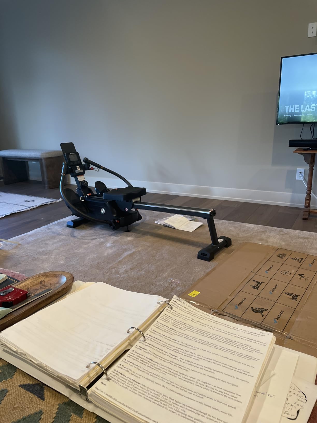 Merach RS3 Scull Rowing Machine for Home, Simulate Real Row, Ergonomic Seat customer photo 1