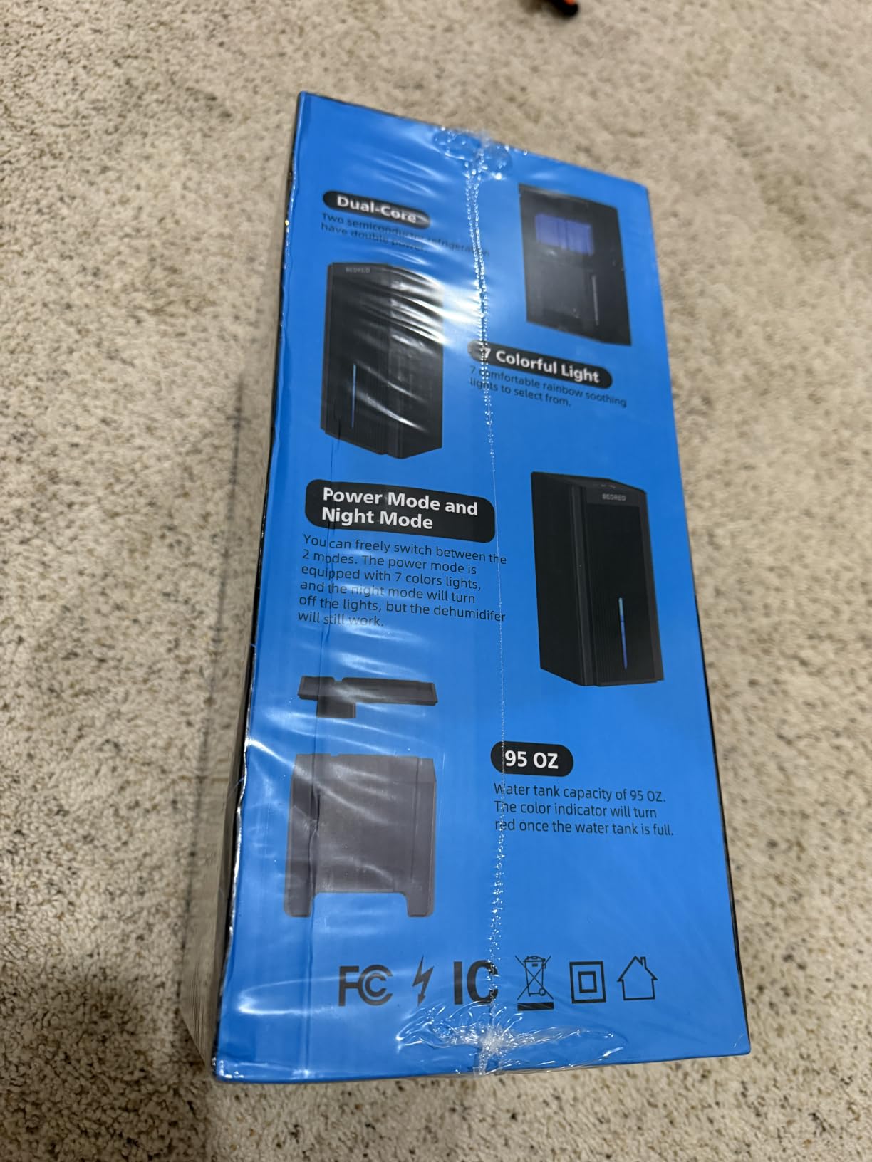 BEDRED Dehumidifier, 95Oz Dehumidifier for Home 1000 Sq.Ft customer photo 2
