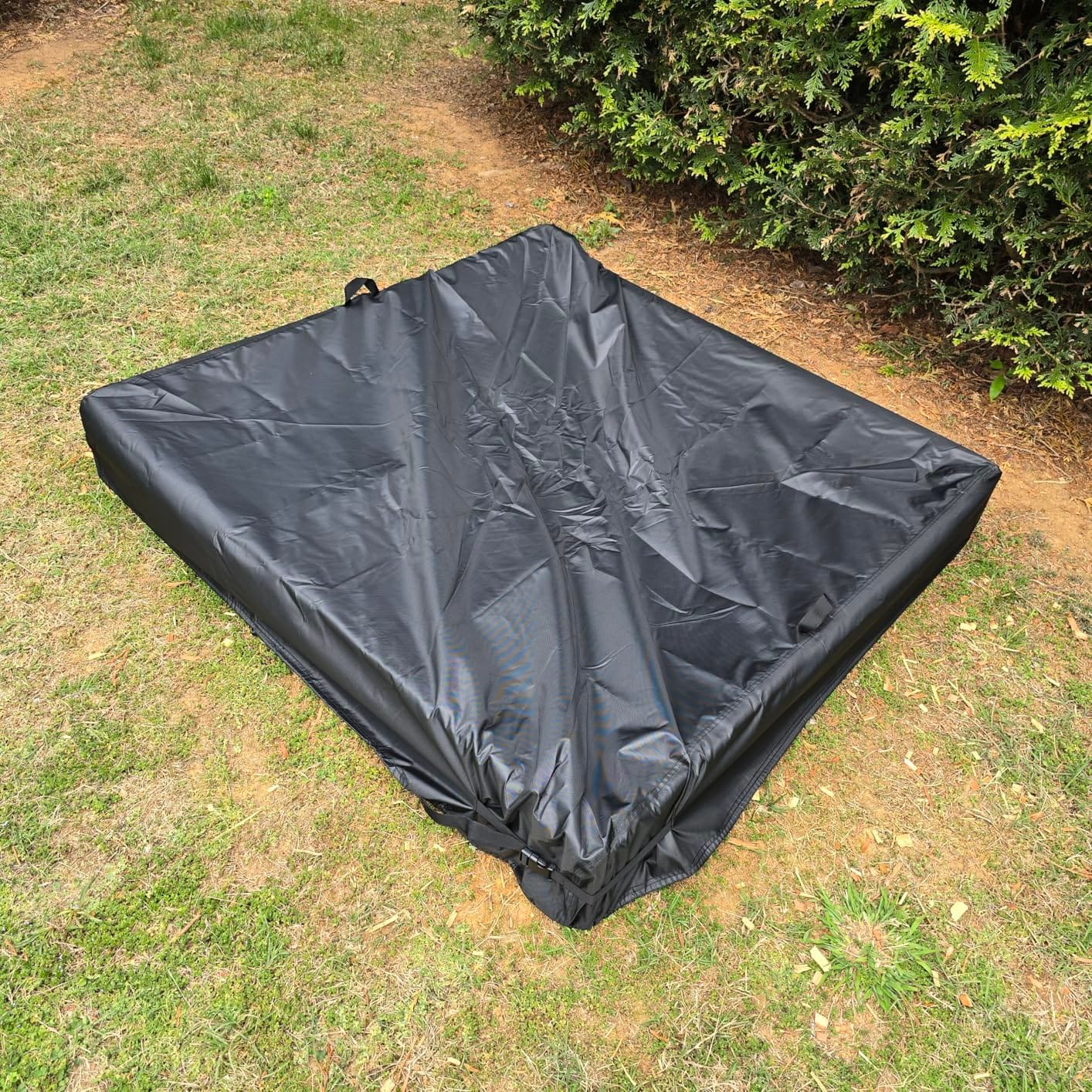 Sandbox Cover Waterproof 96x96in Square Sand Box customer photo 1