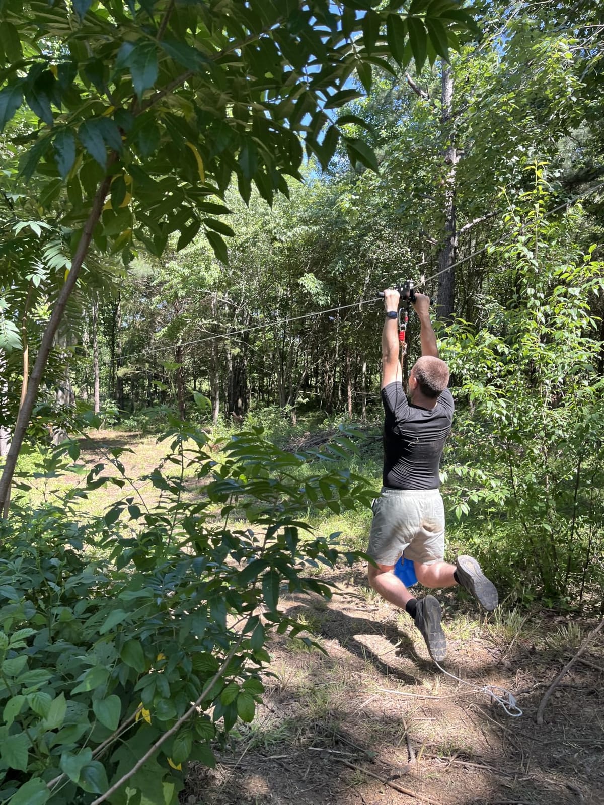 Zipline for Backyard Kids and Adults: 200FT Zip line Kits customer photo 1