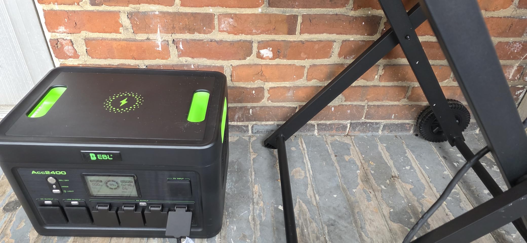 2400W Portable Power Station 1843.2Wh Solar Generator For Home Battery customer photo 2