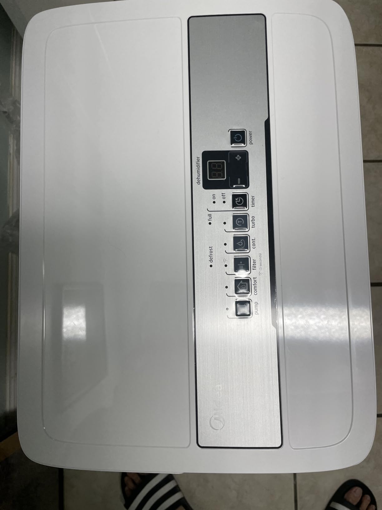 Midea 50 Pint Dehumidifier with Pump, 4,500 Sq. Ft, Energy star customer photo 2