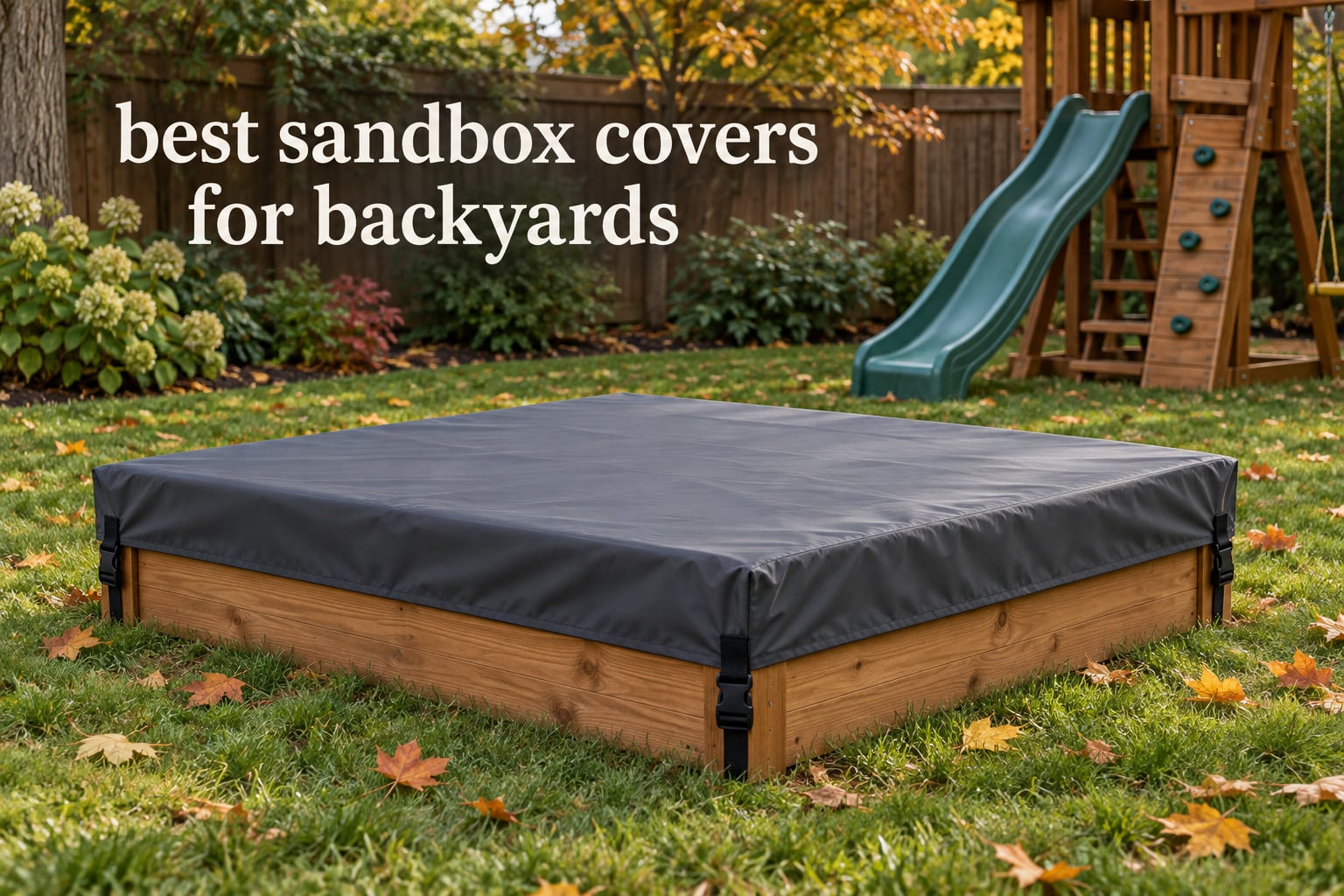 best sandbox covers for backyards