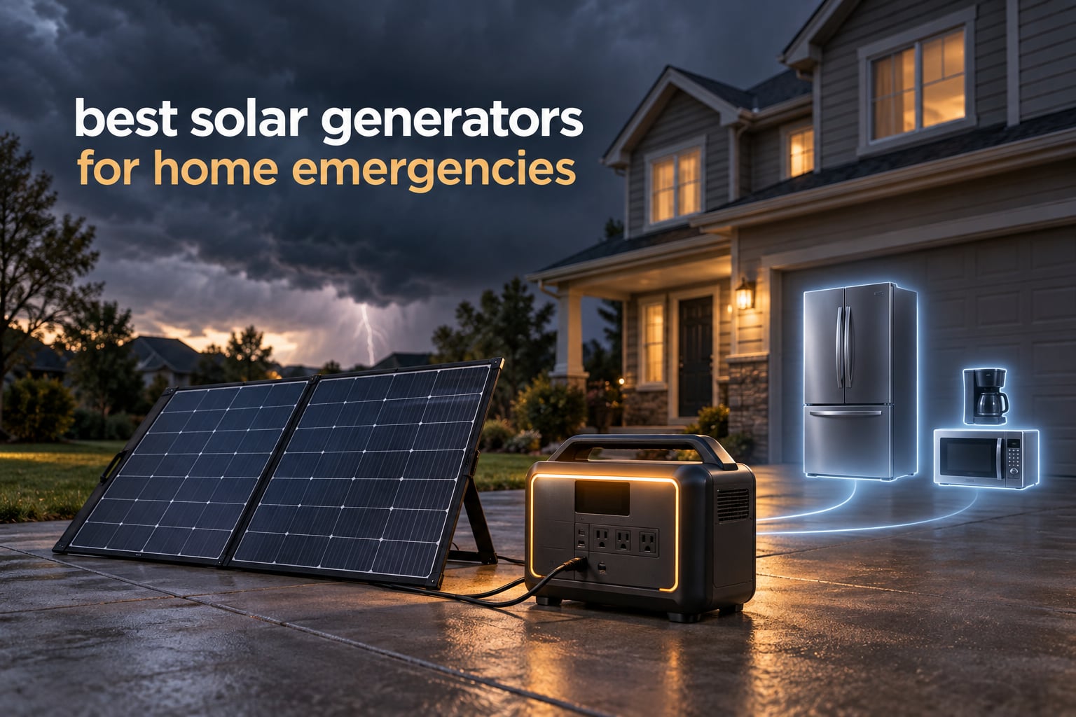 best solar generators for home emergencies