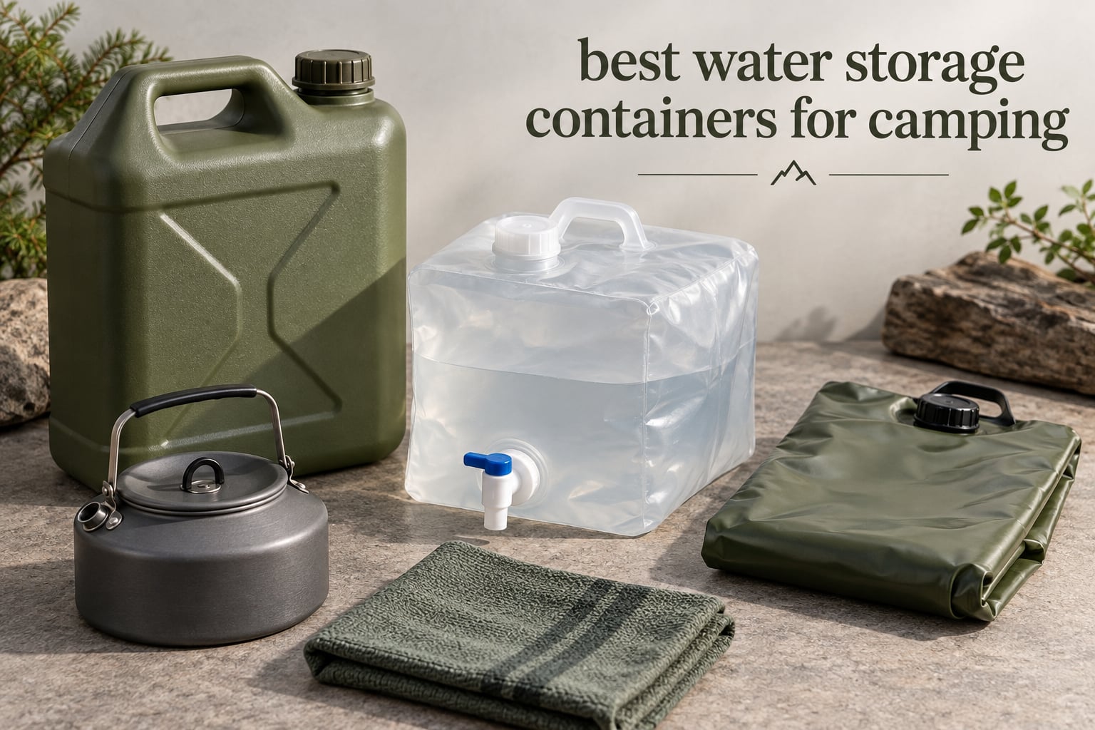 best water storage containers for camping
