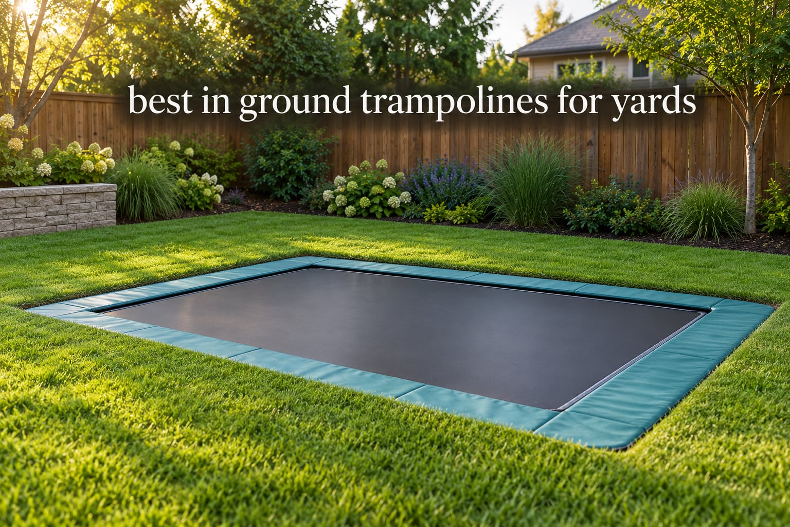 best in ground trampolines for yards