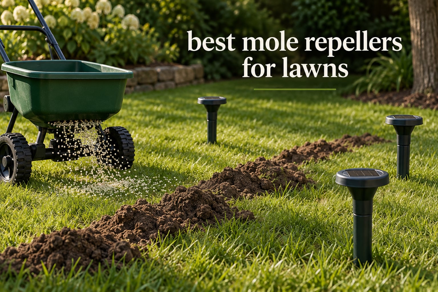 best mole repellers for lawns