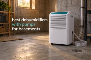 best dehumidifiers with pumps for basements