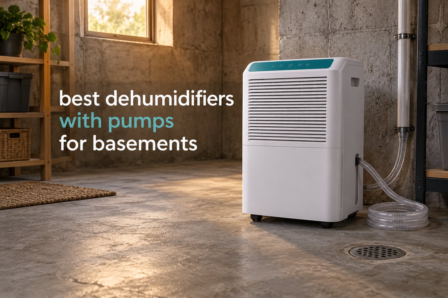 best dehumidifiers with pumps for basements